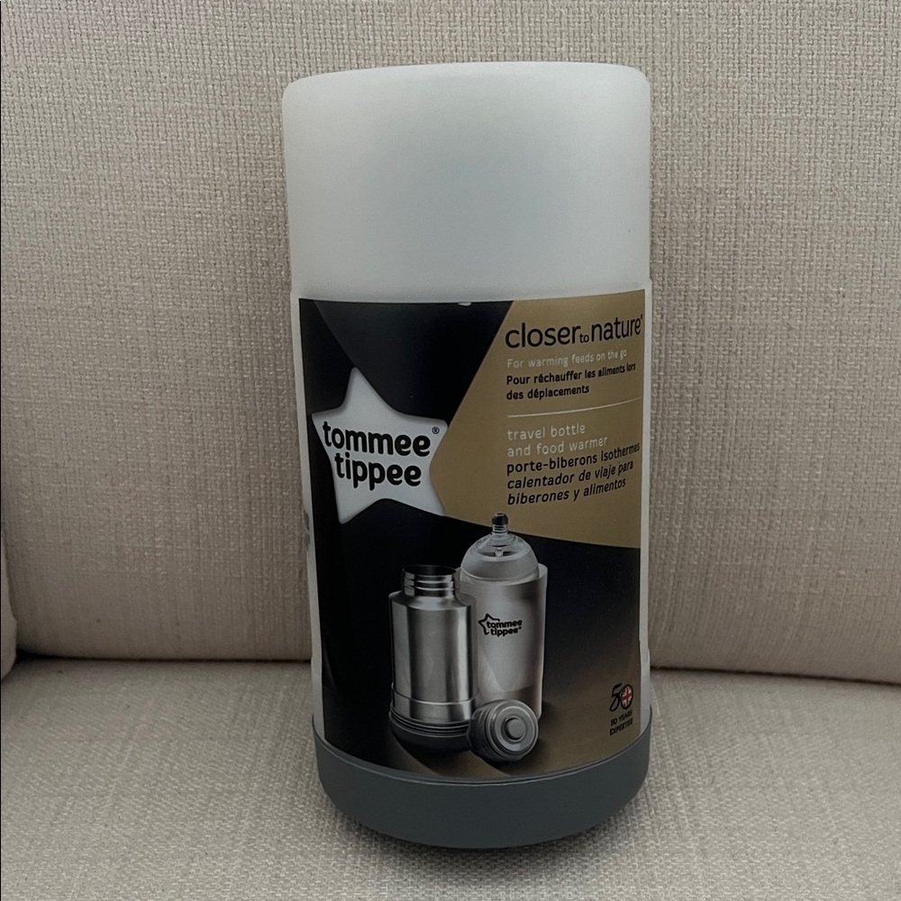 Tommee Tippee Closer to Nature Bottle Warmer - White and Gray